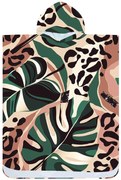 Poncho prosop de plaja SAFARI colorat 80x145 cm