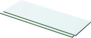 vidaXL Rafturi, 2 buc., 50 x 12 cm, panouri sticlă transparentă