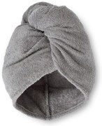 Set prosoape pentru păr gri 2 buc. din bumbac cu uscare rapidă 20x13 cm Quick Dry – Catherine Lansfield