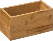 Organizator, cutie depozitare, bambus, 18x9x9,5 cm