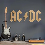 DUBLEZ | Logo din lemn - Inscripție pentru perete - AC/DC