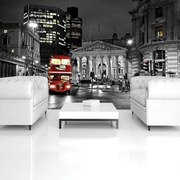 Fototapet - Londra și Red Double Decker (254x184 cm)