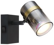 Aplica cu spot design industrial Trabby negru