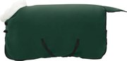 vidaXL Pătură pentru cai Verde închis complet 75 cm Fleece polar