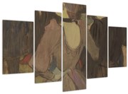 Tablou - Henri de Toulouse-Lautrec, La Goulue and Her Sister, reproducere (150x105 cm)