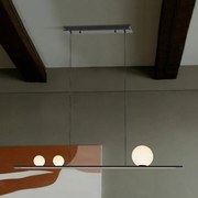 Lustra LED suspendata design modern Mila negru