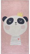 Covor pentru copii roz deschis lavabil 80x120 cm Royalty Mascot – Vitaus