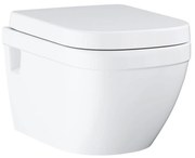 Set vas wc suspendat Grohe Euro Ceramic rimless si capac softclose prindere la vedere