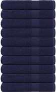 vidaXL Prosoape FROGN 10 buc., albastru marin, 100x200 cm, 360 g/m²