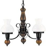 Candelabru rustic 3 brate, diam.60cm, Petronel 7078 RX