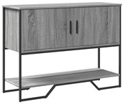 vidaXL Măsuță consolă, gri sonoma, 100x35x74,5 cm, lemn prelucrat