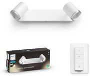 Corp de iluminat LED pentru baie dimabil Hue ADORE 2xGU10/5W/230V IP44 Philips