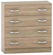 Comodă BETTY 4S, stejar sonoma