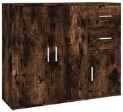 Servanta, stejar fumuriu, 91x29,5x75 cm, lemn prelucrat