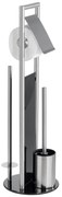 WENKO 24981800 - Set WC RAVINA, 20 x 70 cm, inox/argintiu