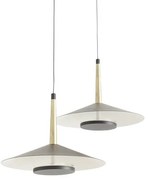Lustra cu 2 pendule LED design tehnic ORION MA-7306