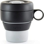 Cana pliabila Lekue On The Go 1010232, 350 ml, -20/+100 °C, Inchidere ermetica si etansa, Gri