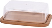 Cutie unt din bambus cu capac, 19 x 12 cm