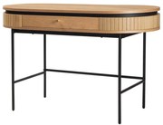 Birou cu furnir de stejar ATELIER 120cm