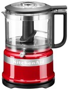 Chopper Classic KitchenAid 5KFC3516EER, 240 W, 0,830 l, 2 viteze, 3450 rpm/min, Fara BPA, Empire Red