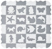 Covor de joacă sub formă de puzzle din 36 piese Timon Pets and Corner