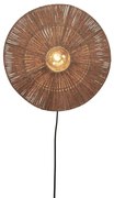 Aplica de perete eco din iuta Iguazu S disc 40cm, nat