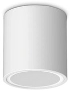 Mini Plafoniera Exterior Techo pl1 round d09, Protectie IP54, Alb