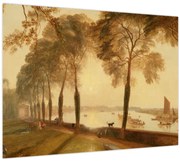 Tablou pe sticlă - Joseph Mallord William Turner, Mortlake Terrace, reproducere (70x50 cm)