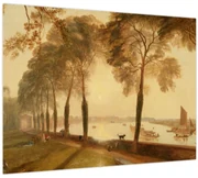 Tablou pe sticlă - Joseph Mallord William Turner, Mortlake Terrace, reproducere (70x50 cm)