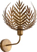 Lampă de perete vintage aurie 26,5 cm - Botanica
