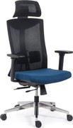 Scaun ergonomic SYYT 9501 albastru, brațe 3D și multiblock