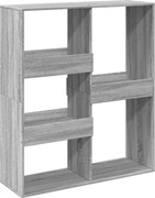 vidaXL Dulap de cărți/Separator de cameră, gri Sonoma, 100x33x115 cm