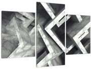 Tablou cu cuburi abstracte (90x60 cm)