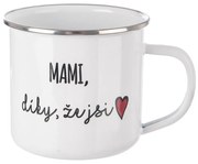 InDecor Cană MAMI, mulțumesc că ai 500 ml, albă