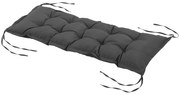 Outsunny Pernă pentru Bancă de Terasă, Confort Extra cu Grosime de 10 cm, Ideală pentru Scaune de Exterior, 2 Locuri, Gri | Aosom Romania