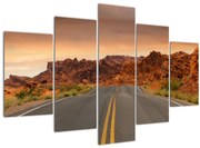 Tablou cu drum și piere (150x105 cm)