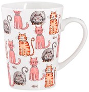 Cană ceramică mare PISICI, 460 ml