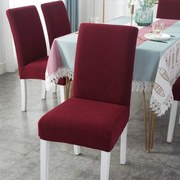 Set 6 huse elastice pentru scaune culoare Visiniu