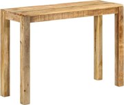 vidaXL Masă consolă, 110x35x76 cm, lemn de mango nefinisat