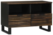 vidaXL Dulap TV cu sertar Maro 70 x 33 x 46 cm Lemn masiv de mango