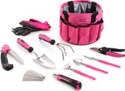 Set scule grădină Sixtol Garden pink, 10 buc.