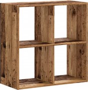 vidaXL Bibliotecă, lemn vechi, 68,5x32x68,5 cm, lemn prelucrat