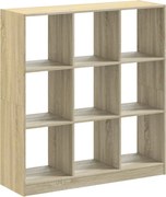 vidaXL Bibliotecă, stejar sonoma, 102x32x108 cm, lemn prelucrat