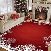 Covor decorativ Craciun, dreptunghiular, antiderapant, diverse marimi, CCD103