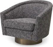 Fotoliu rotativ design lux Catene, negru cambon 115427 HZ