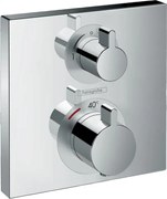 Baterie cada/dus cu termostat, Hansgrohe Ecostat E, montaj incastrat, crom, 15714000