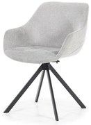 Scaun tapitat Mamé gri