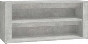 vidaXL Pantofar, gri beton, 100x35x45 cm, lemn compozit
