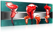 Tablou calla lily abstracte