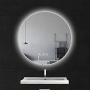 Oglinda cu iluminare si dezaburire Fluminia Calatrava Ambient 80 cm